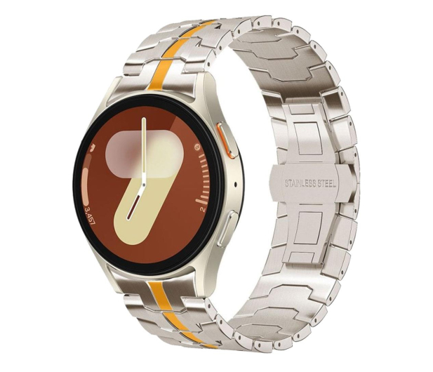 Tech-Protect Stainless Line do Galaxy Watch 4 / 5 / 5 Pro / 6 / 7 / FE Or - 1290145 - zdjęcie
